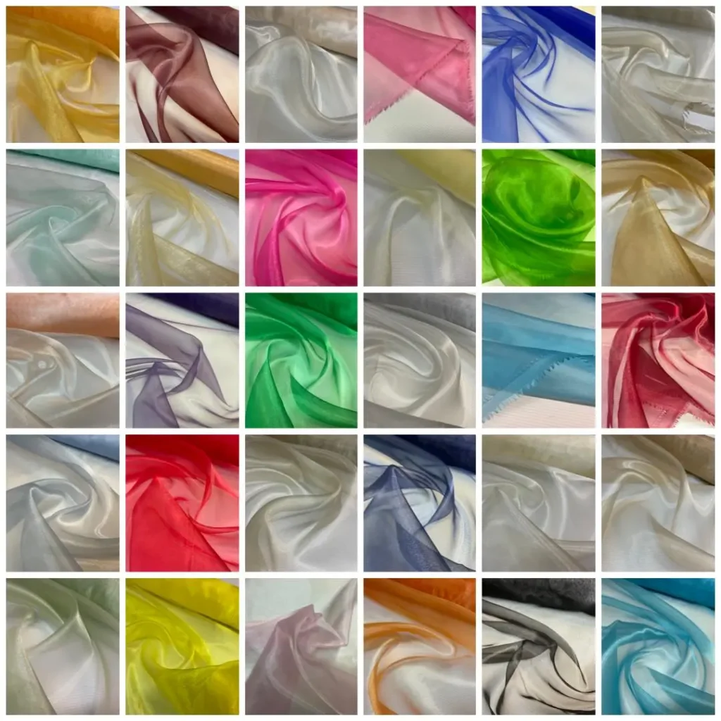 Types of Organza Fabric